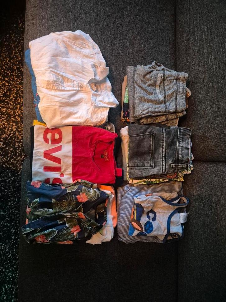 Pakket jongens maat 122/128, Kinderen en Baby's, Kinderkleding | Kinder-kledingpakketten, Maat 128, Ophalen of Verzenden