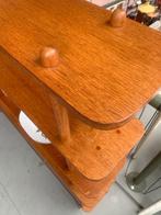 Vintage houten stokkenkast boekenkast retro kast, Huis en Inrichting, Ophalen, Gebruikt, 100 tot 150 cm, Onbekend