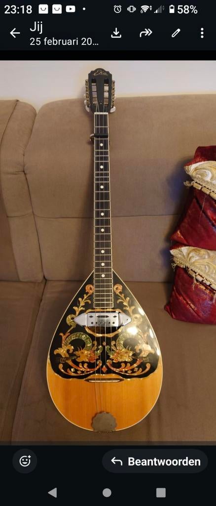 TE KOOP GEVRAAGD Bouzouki, Muziek en Instrumenten, Snaarinstrumenten | Overige, Ophalen of Verzenden, Zo goed als nieuw, Luit, Saz of Bouzouki