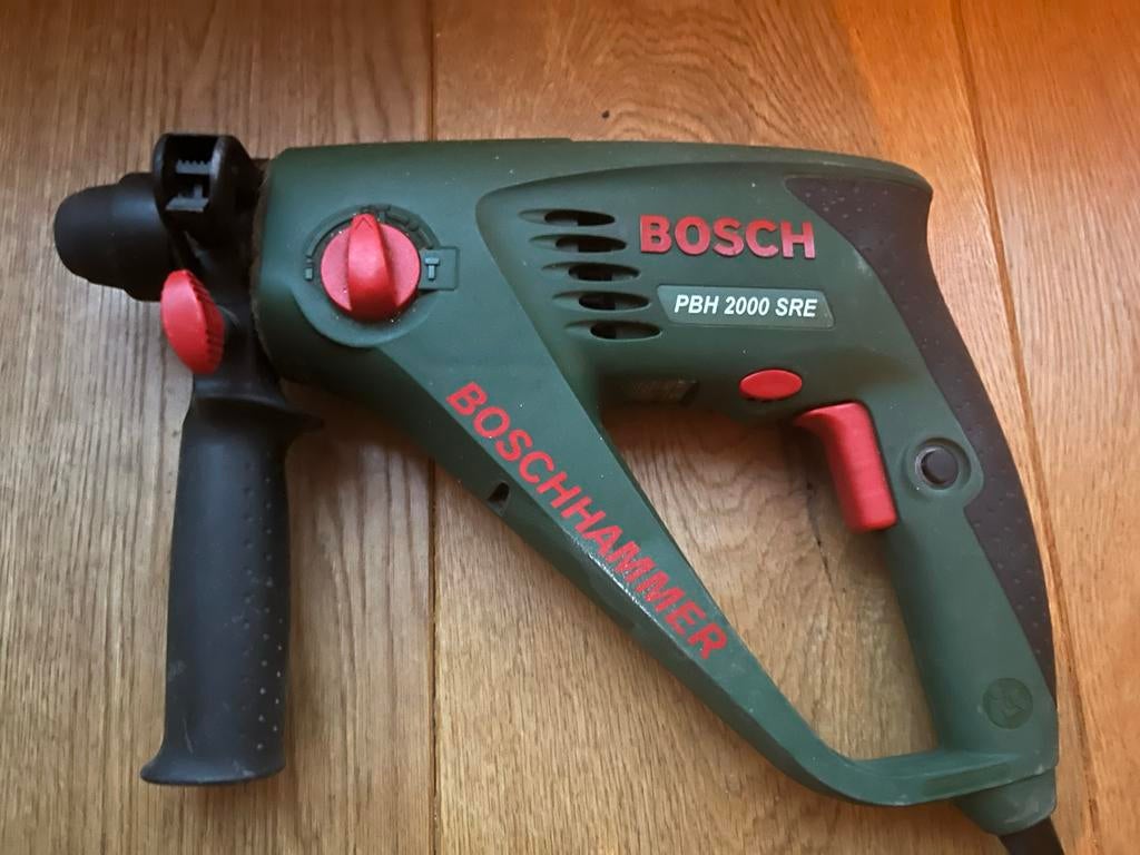Bosch Boorhamer PBH 2000 SRE - Krachtig en Betrouwbaar, Ophalen, Boor- en/of Breekhamer, Klopboormechanisme, Gebruikt