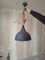 Metalen hanglamp - Ø 40 cm, 40 cm hoog, Gebruikt, Industrieel, Landelijk, Ophalen of Verzenden, Metaal