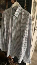 Basics herenoverhemd  maat 44/45, Ophalen of Verzenden, Gedragen, Blauw, Halswijdte 43/44 (XL)