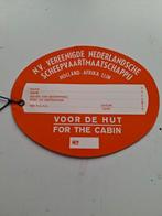 Kofferlabel Ver.Ned.Scheepvaartmij., Ophalen of Verzenden, Zo goed als nieuw, Overige typen