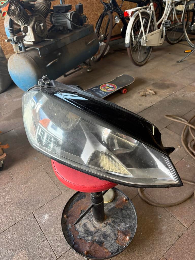 Koplampen Volkswagen Golf 7 2014, Auto-onderdelen, Verlichting, Ophalen, Gebruikt, Volkswagen