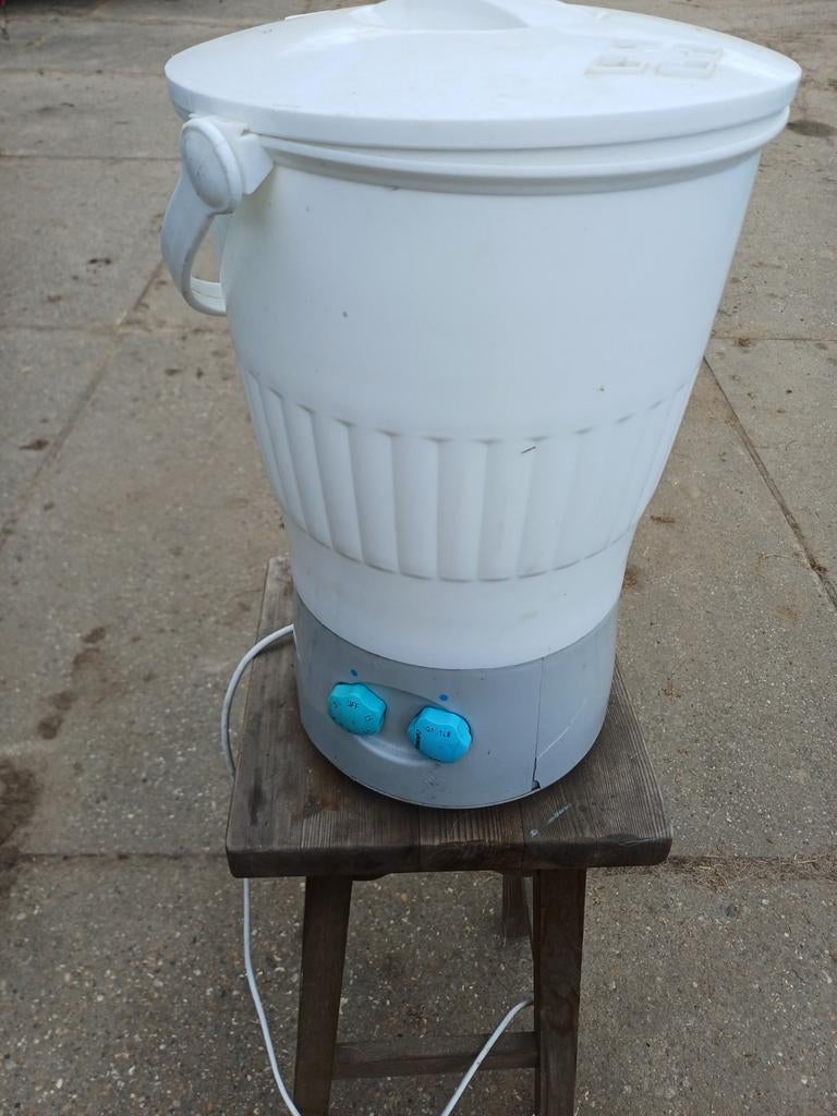 Camping wasmachine, Ophalen