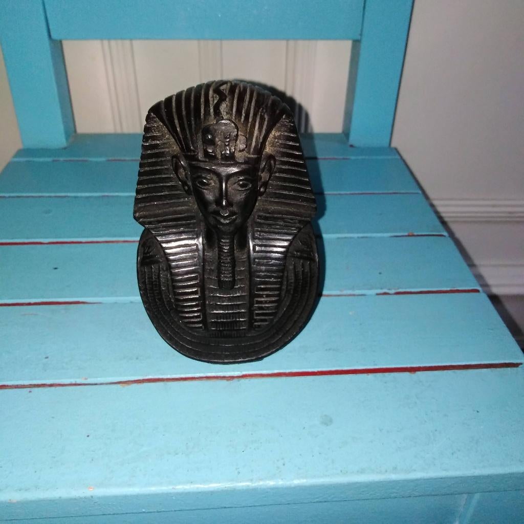 Egyptisch beeldje Toetanchamon, Verzamelen, Beelden en Beeldjes, Ophalen, Gebruikt, Mens