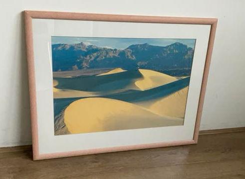 Death Valley sand dunes Amerika USA, Ophalen of Verzenden, Zo goed als nieuw, Schilderij, Minder dan 50 cm