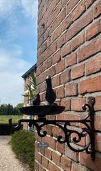 Gietijzeren wand voederschaal vogel bad voer vogel landelijk, Tuin en Terras, Tuinwanddecoratie, Verzenden, Nieuw