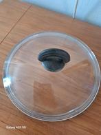 Glazen deksel voor pan - 24 cm, Ophalen of Verzenden, Gebruikt, Glas, Overige typen