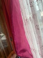 Mooie roze gordijnen met vitrage, Overige kleuren, 200 cm of meer, Ophalen of Verzenden, Zo goed als nieuw