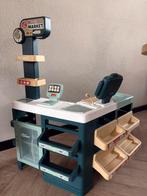 Smoby Winkel met Kassa en winkelwagen - Stickers Vervangen, Ophalen, Gebruikt, Kunststof, Speelkeuken