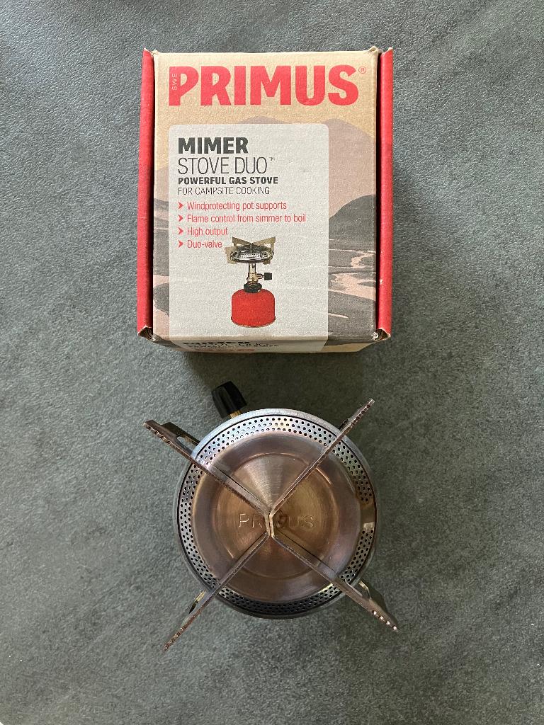 Primus mimer stove duo gasbrander, Caravans en Kamperen, Kampeeraccessoires, Ophalen of Verzenden, Gebruikt