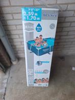Zwembad Bestway Steel Pro Opzetzwembad 259x170 cm, Minder dan 80 cm, Nieuw, Ophalen of Verzenden, Minder dan 200 cm