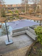 Madison Monaco Flex 3 zweefparasol 300x300 cm met 90 kg voet, Ophalen, Gebruikt, Kantelbaar, 2 tot 3 meter