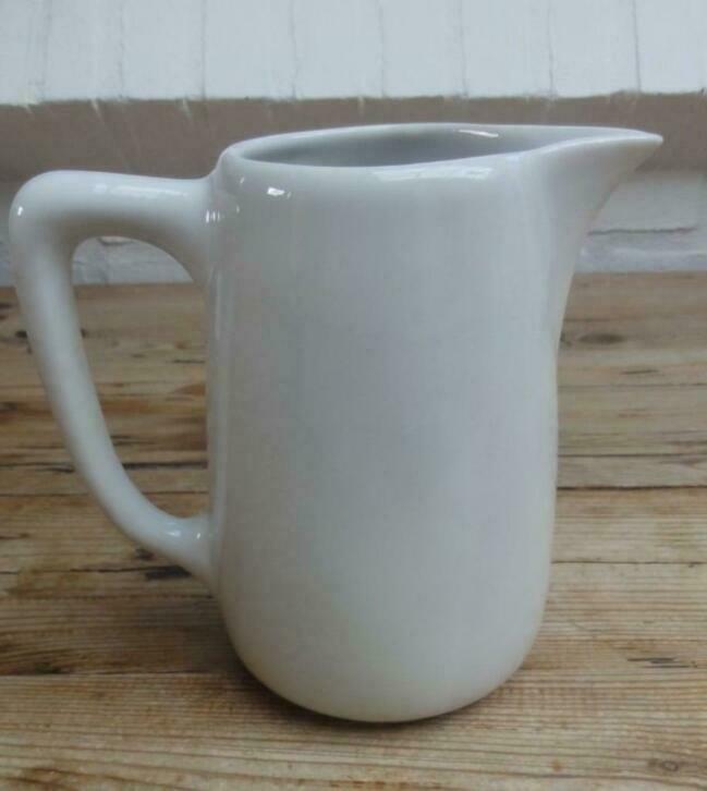 Wit porseleinen kan Petrus Regout, Terra Nova, Huis en Inrichting, Keuken | Servies, Gebruikt, -, -, Overige typen