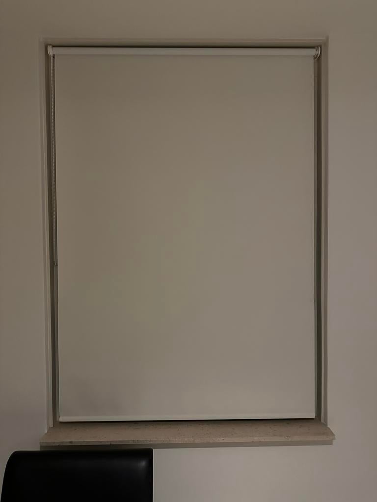 5x Rolgordijn - Wit/Crème - 120 cm breed - verduisterend, Ophalen, Gebruikt, Wit, 150 tot 200 cm