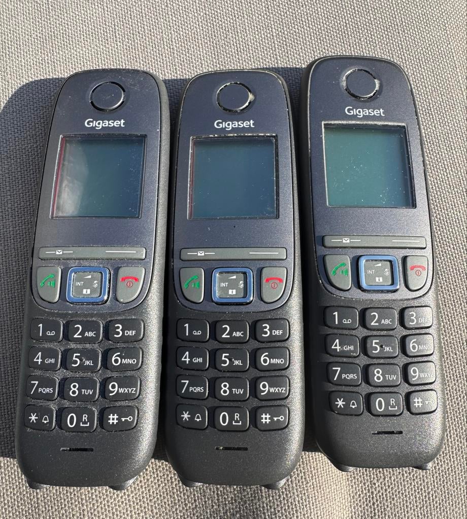 Gigaset A475H draadloze telefoons met basisstation, Ophalen of Verzenden, Gebruikt, 3 handsets