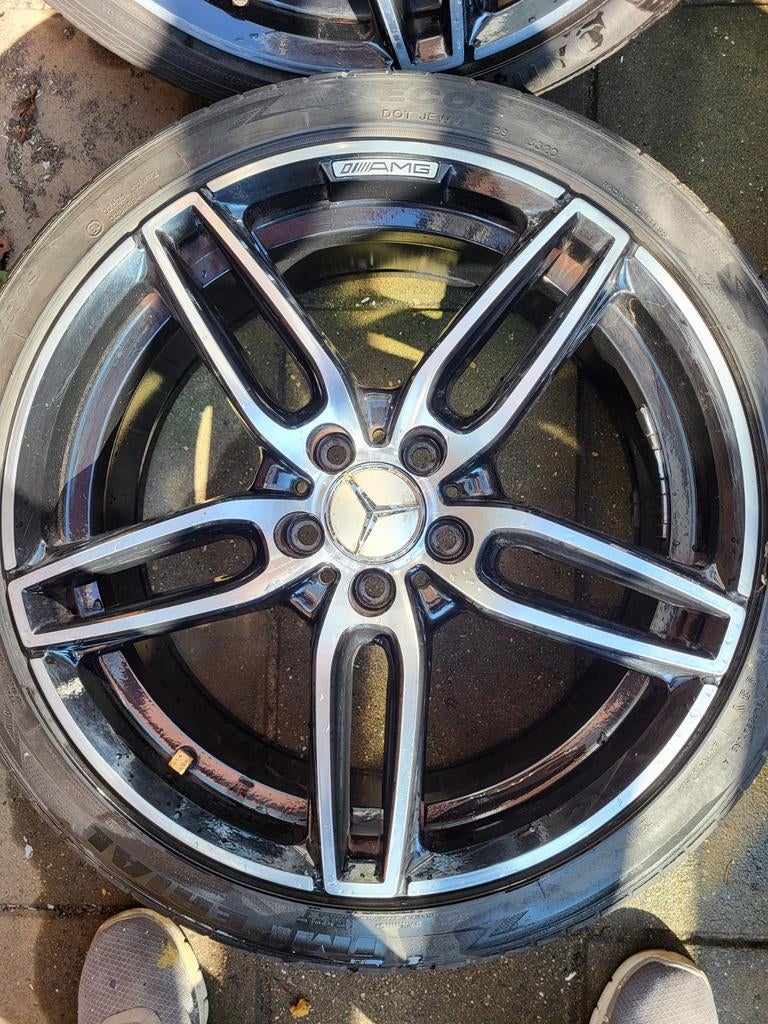Mercedes amg velgen, Auto diversen, Wieldoppen, Ophalen of Verzenden, Zo goed als nieuw