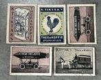 5 antieke sluitzegels Tiktak thee koffie A’dam Groningen, Ophalen of Verzenden, Gebruikt, Gebruiksvoorwerp