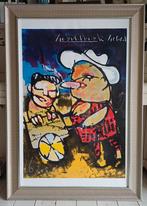 Herman Brood zeefdruk Heartbreak Hotel ingelijst, Ophalen