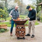 PLancha BBQ Companero Corten of Blackline 80cm Nieuw, Tuin en Terras, Ophalen of Verzenden, Nieuw, RJRoyal Living, Met accessoires