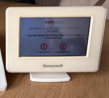 Honeywell Evohome systeem bedieningsunit met rf module, Ophalen of Verzenden, Slimme thermostaat, Zo goed als nieuw