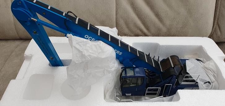 Liebherr LH80M Industry overslagkraan Ocean Traders NZG, Hobby en Vrije tijd, Modelauto's | 1:50, Nieuw, Ophalen of Verzenden