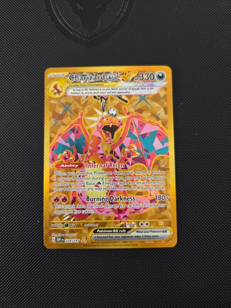 Charizard 228 obsidian flames, Ophalen of Verzenden, Zo goed als nieuw