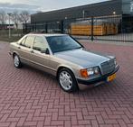 Mercedes-Benz 190 2.5D Automaat Airco Schuifdak Leder UNIEK!, Auto's, Oldtimers, Automaat, Achterwielaandrijving, Zwart, Mercedes-Benz