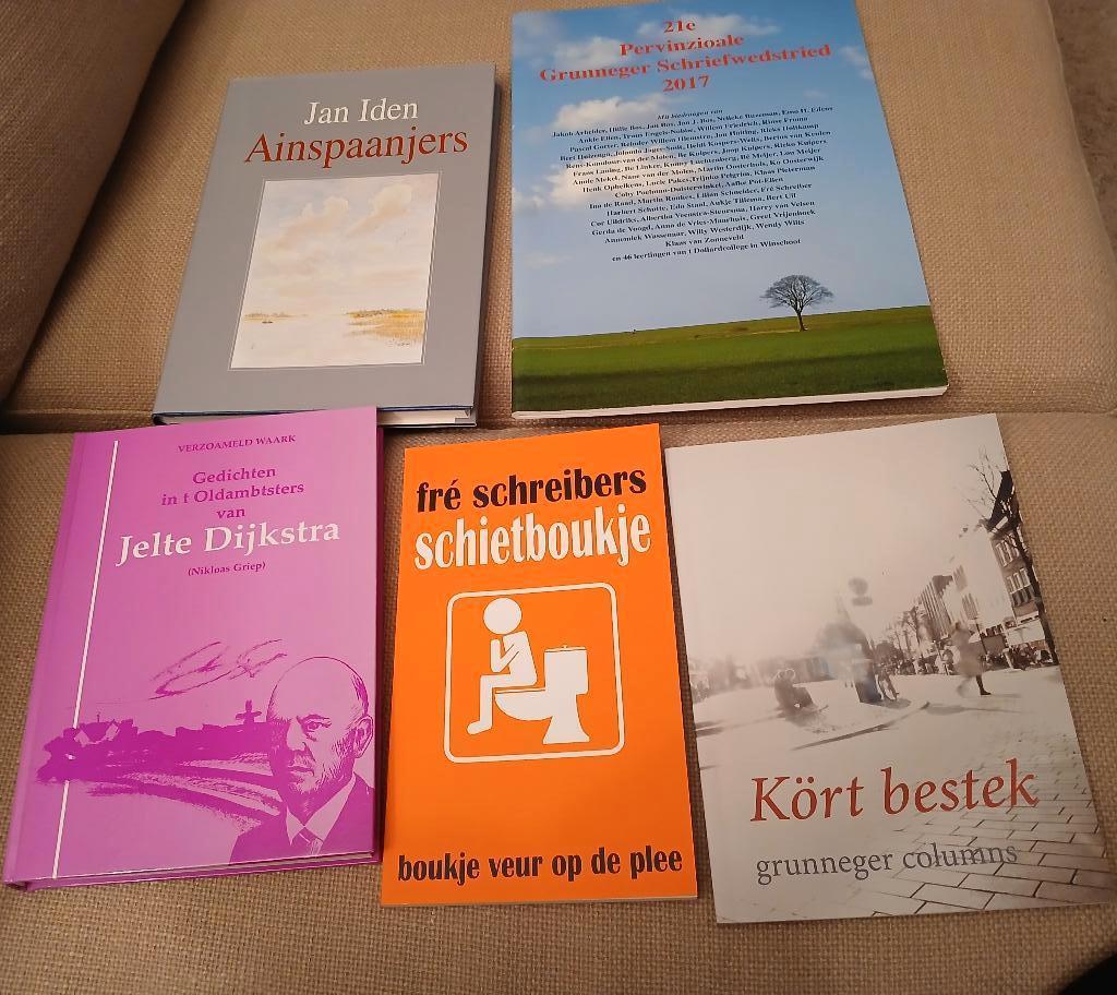 5 boeken Gronings dialect, Nieuw, Diverse auteurs, Ophalen of Verzenden, Groningen