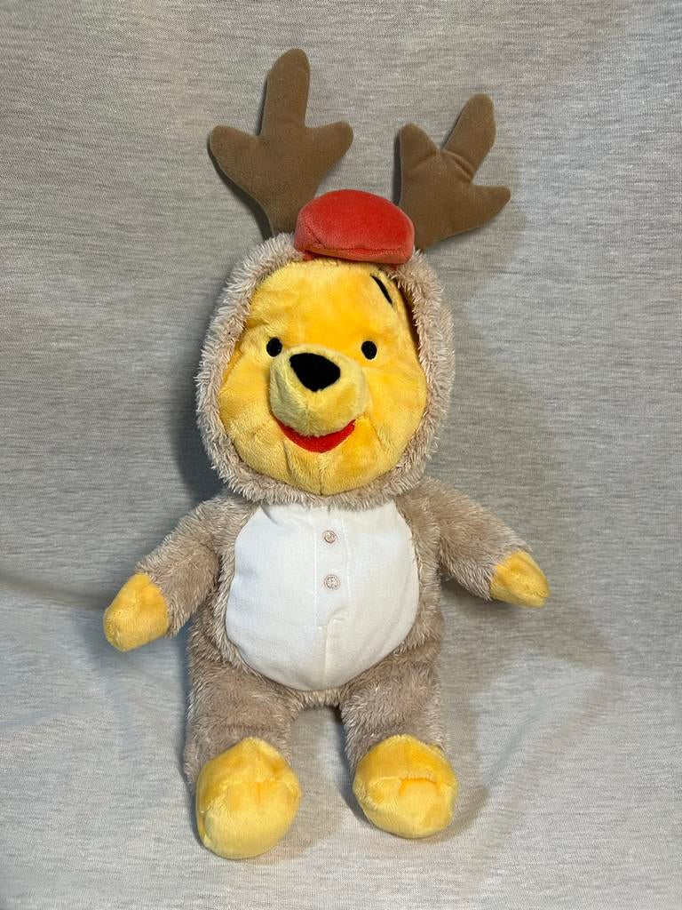 Disney Winnie de Poeh Kerst Rendier Knuffel, Ophalen of Verzenden, Zo goed als nieuw, Beer