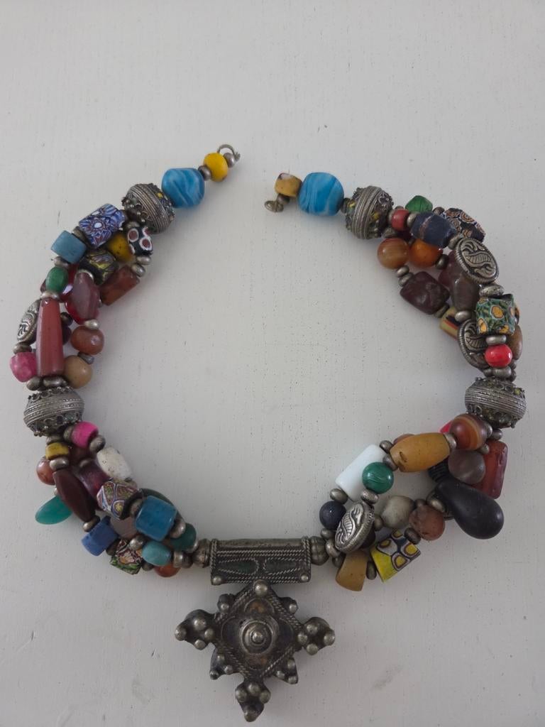 Berber ketting ca. 45 cm.lang, Ophalen of Verzenden, Nieuw, Overige materialen