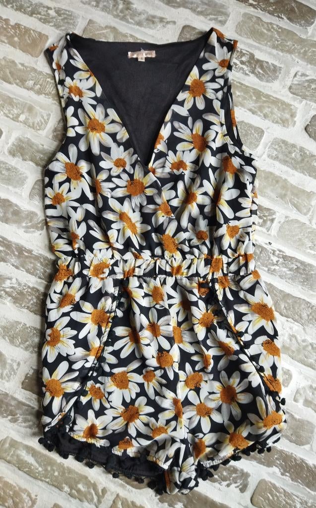 Jumpsuit Cherry Koko Maat S, Kleding | Dames, Jumpsuits, Cherry Koko, Zwart, Ophalen of Verzenden, Zo goed als nieuw