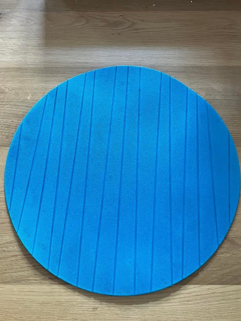 placemat ikea rond felblauw, Huis en Inrichting, Woonaccessoires | Onderzetters, Ophalen of Verzenden, Zo goed als nieuw, Bord