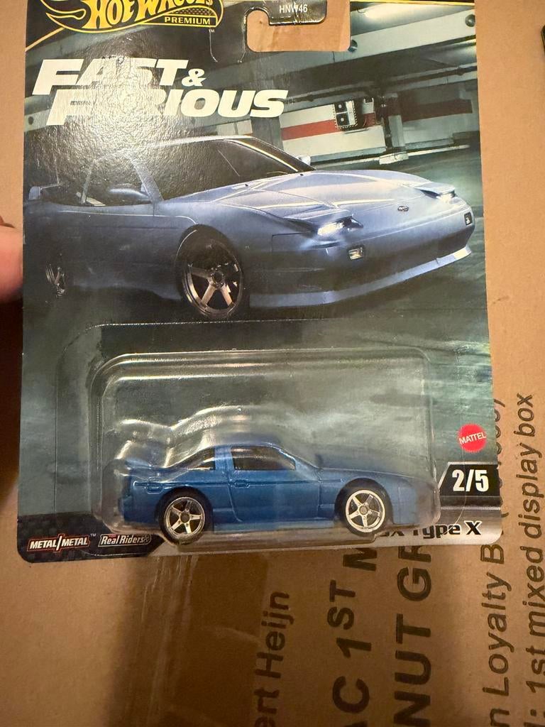 Hotwheels Nissan 180sx Fast&Furious, Ophalen of Verzenden, Zo goed als nieuw, Auto