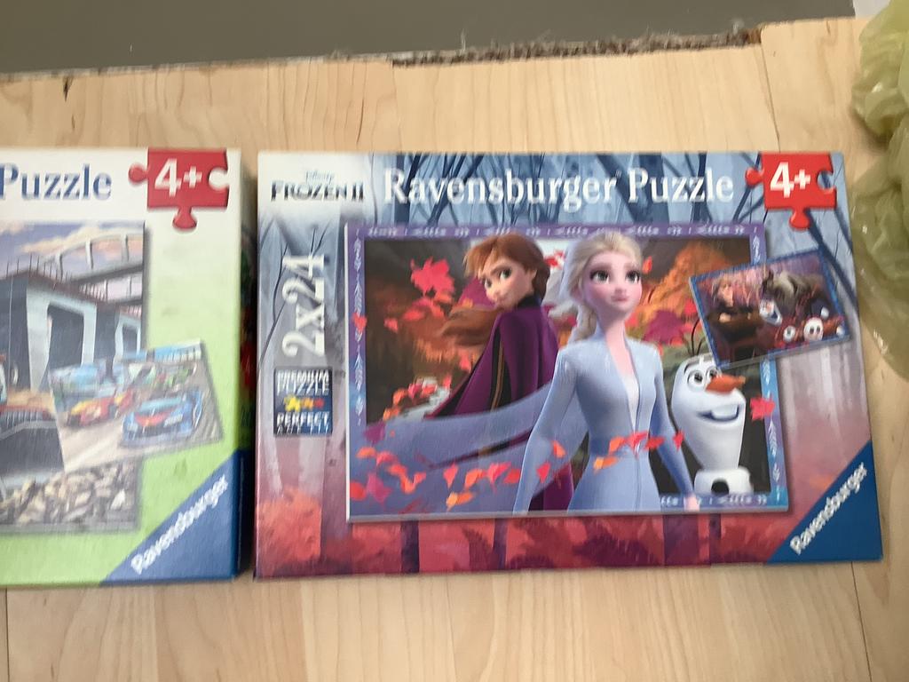 kinder puzzel frozen, Ophalen, 10 tot 50 stukjes, Gebruikt