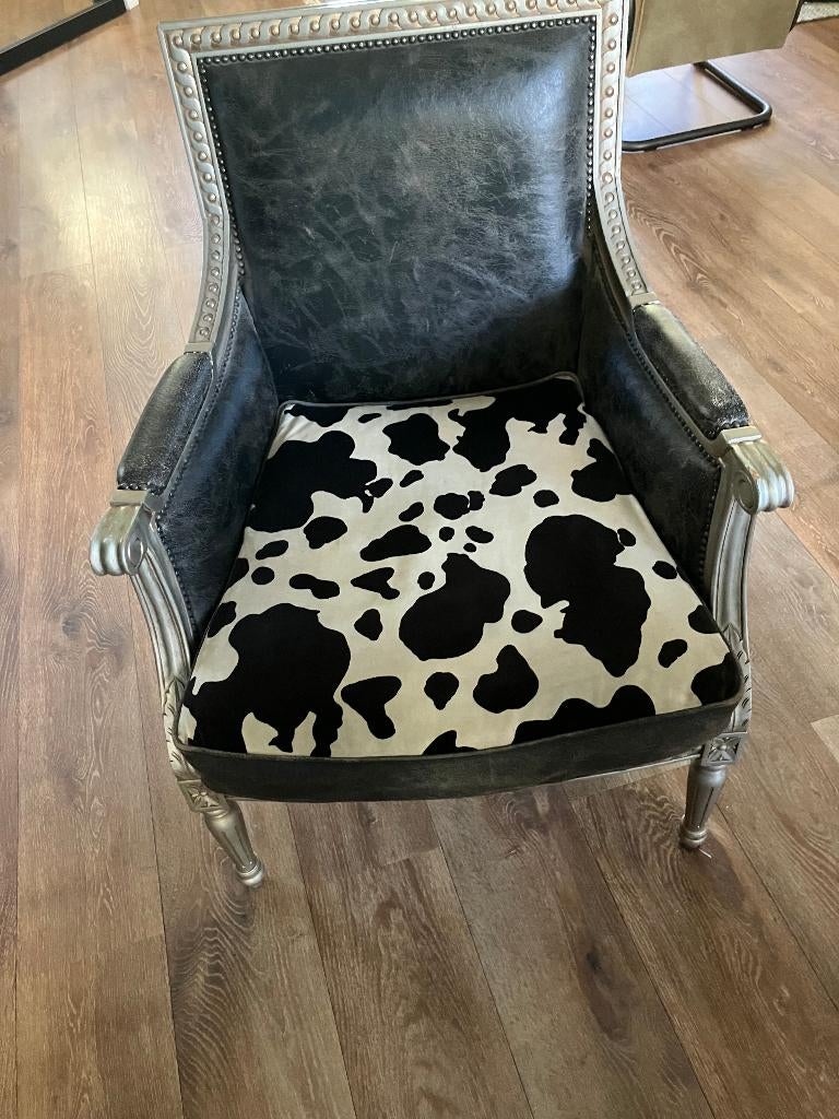 Design/vintage stoel, Gebruikt, Zwart, Vintage/design, Eén