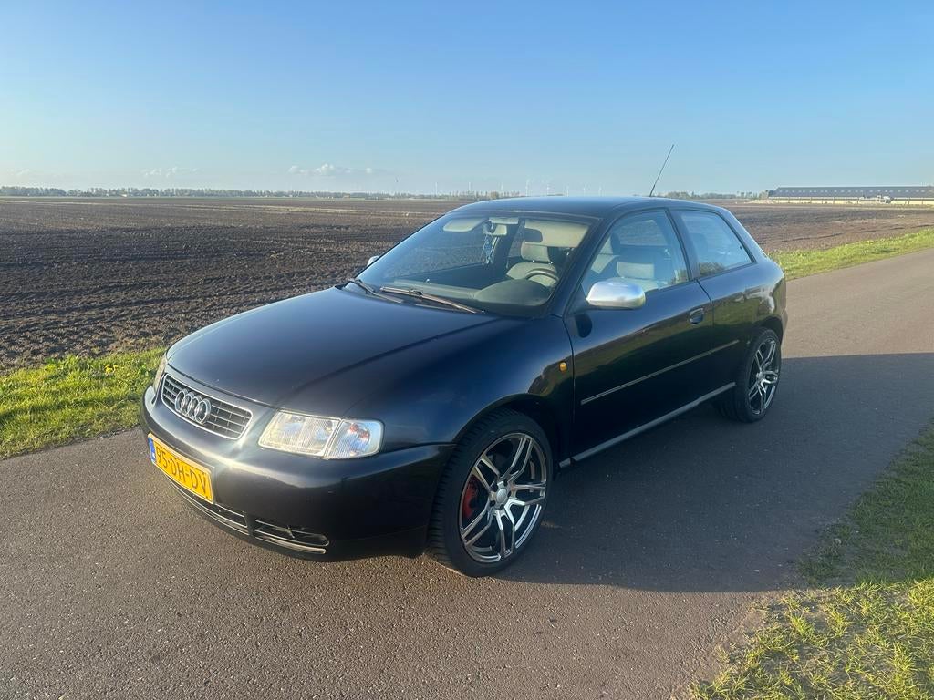 Audi A3 1.8 Turbo 110KW 3D 1999 apk april-2027 AGU 20vt 1.8t, Stof, 4 cilinders, Blauw, 620 kg