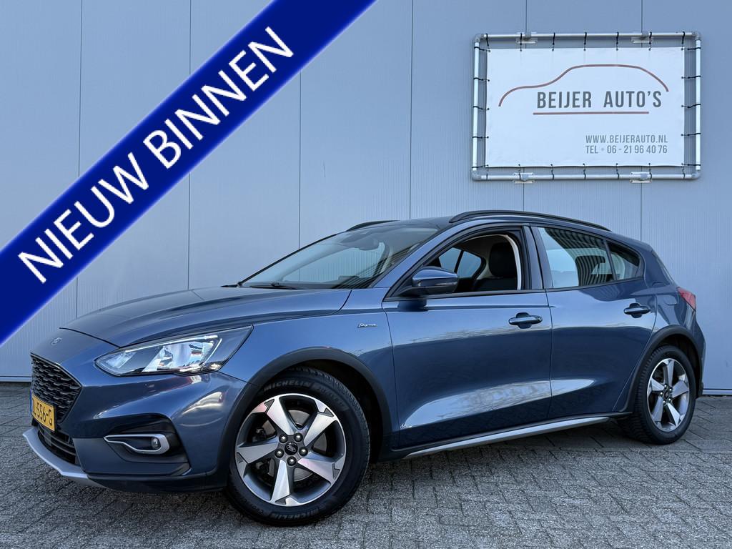 Ford Focus 1.0 EcoBoost Active Business Trekhaak/Navi/Apple, Stof, Gebruikt, Euro 6, Blauw