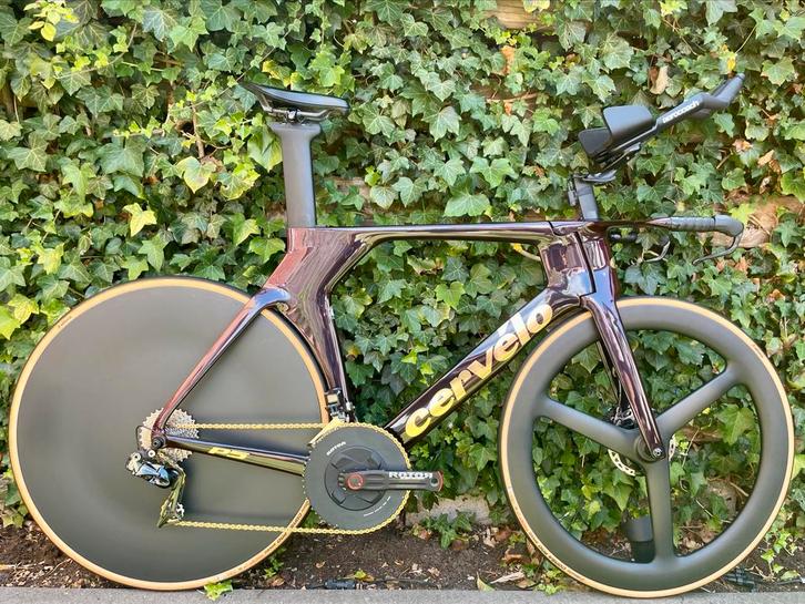 Cervelo P5 disc tijdritfiets custom paint 58cm/ L, Fietsen en Brommers, Fietsen | Racefietsen, Gebruikt, Heren, Overige merken