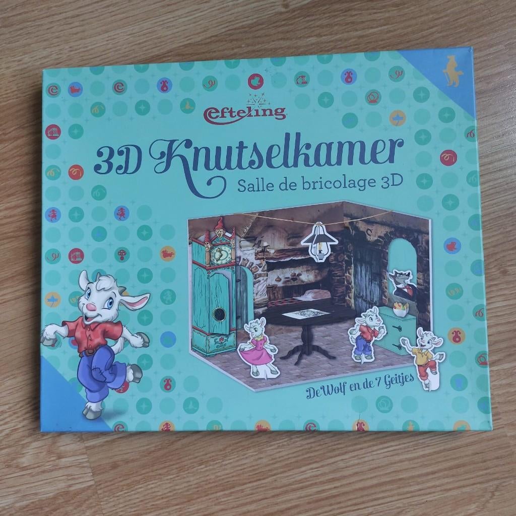 3D Efteling Knutselkamer-Symbolica-Knutselkamer, Verzamelen, Efteling, Ophalen of Verzenden, Nieuw, Overige typen