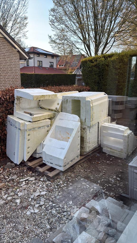 Funderingsisolatie U-profiel - EPS isolatieplaten, Doe-het-zelf en Verbouw, Isolatie en Afdichting, Nieuw, Vloerisolatie, Piepschuim (Tempex)