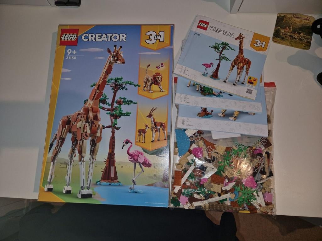 Lego Creator 31150 Safari Wilde Dieren - 3-in-1 Set, Ophalen of Verzenden, Zo goed als nieuw, Complete set, Lego