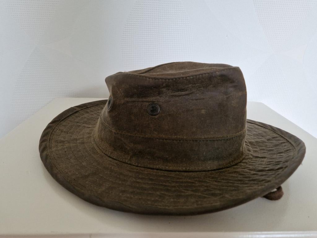 Orvis Oilcloth Outback Hoed 57 - Waterafstotend vissershoed, Ophalen of Verzenden, Gedragen, 57 cm (M, 7⅛ inch) of minder, Hoed