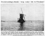 KNIPSEL - molen; Poldermolen De Haensmole te Grou. Verdwenen, Verzenden, 1920 tot 1940, Friesland