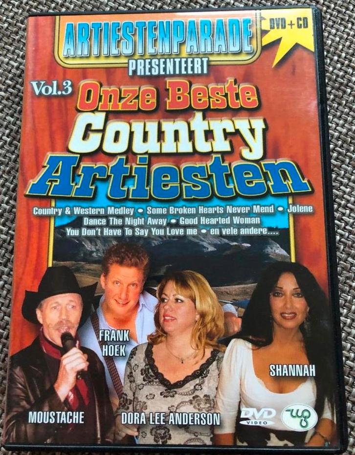 DVD + CD Onze Beste Country Artiesten vol 3, Cd's en Dvd's, Cd's | Nederlandstalig, Zo goed als nieuw, Ophalen of Verzenden
