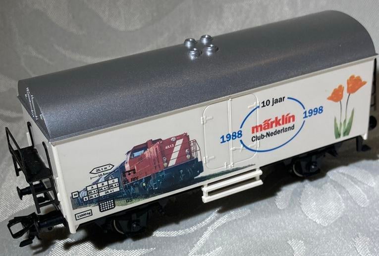 Märklin NS koelwagon “10 jaar Märklin club Nederland”, Wisselstroom, Wagon, Ophalen of Verzenden, Märklin