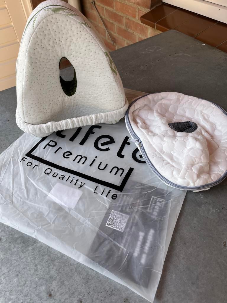 Kniekussen Lifetec premium met extra hoes, Ophalen, Zo goed als nieuw