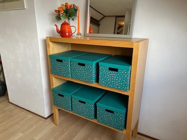Licht grenen kastje, Ophalen, 100 tot 150 cm, 50 tot 100 cm, Zo goed als nieuw