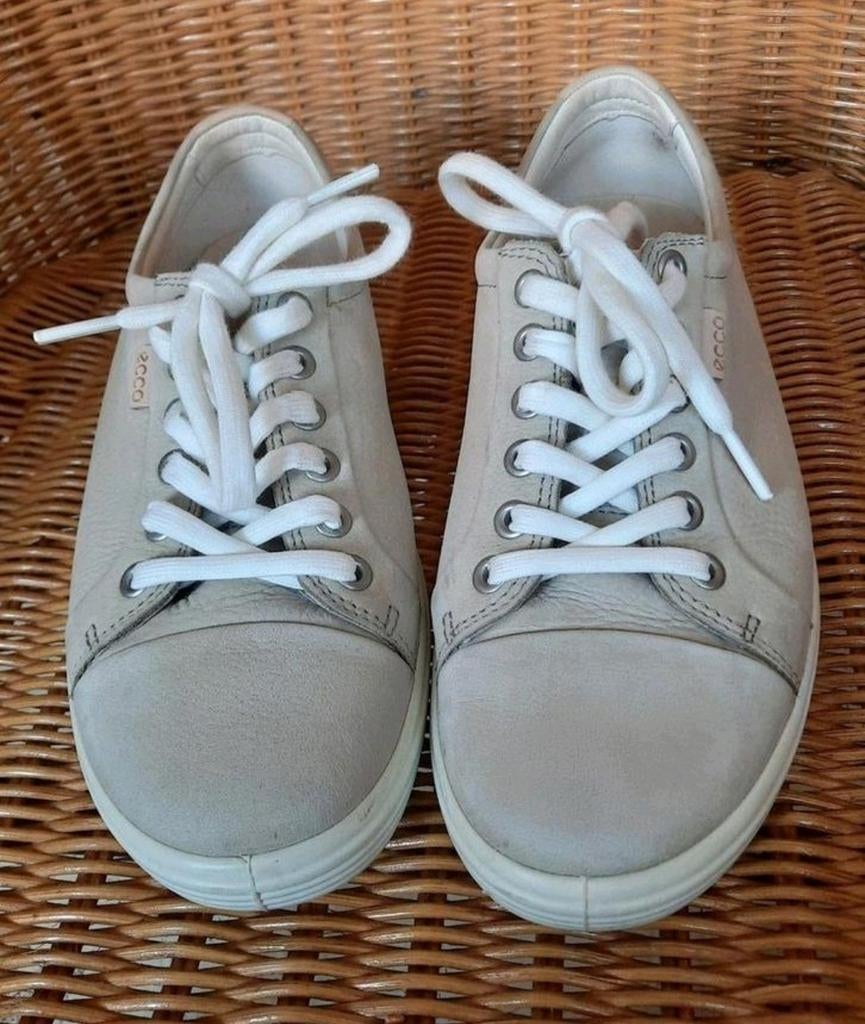 ECCO SOFT 7W lage sneakers 38, Ecco, Beige, Ophalen of Verzenden, Sneakers of Gympen